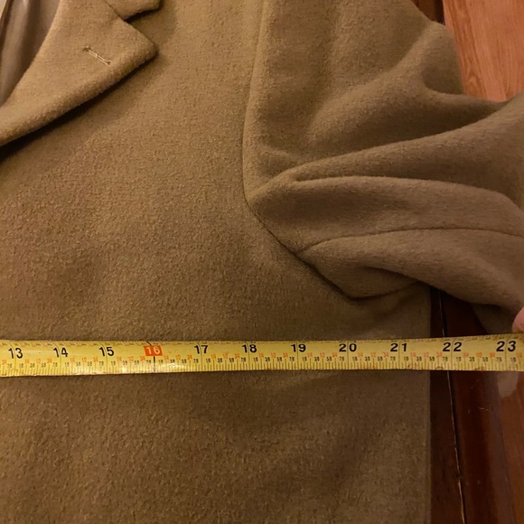 Saddlebred Camel Long Over Coat Wool Winter - Picture 6 of 7